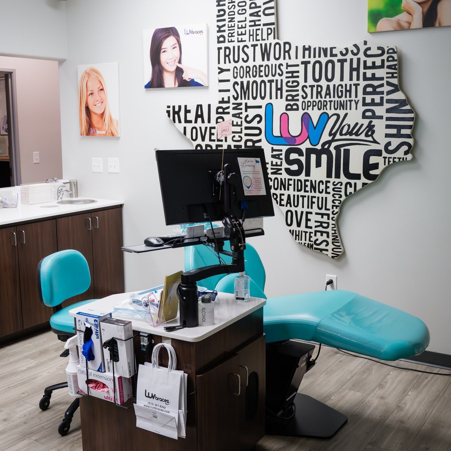 Luv Braces orthodontic office in Austin on Palmer Lane
