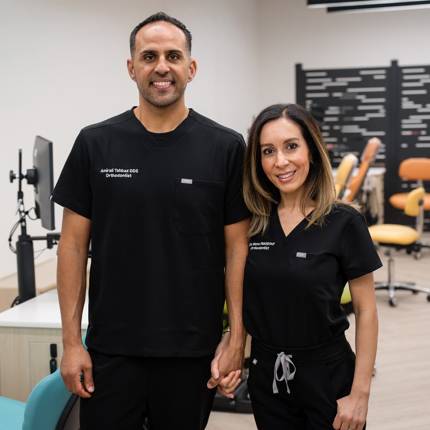 Orthodontists Dr. Amirali Tahbaz and Dr. Mona Rezapour at Luv Braces in Hutto